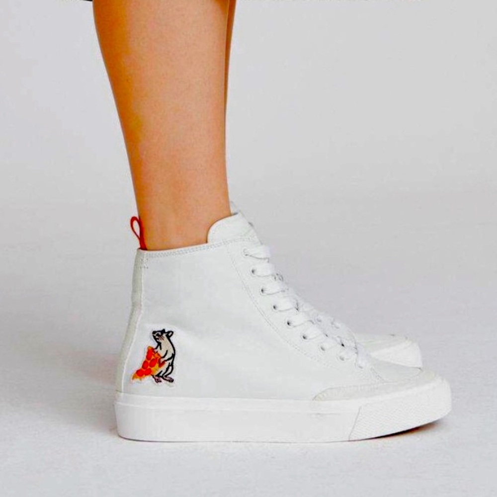 rag & bone White High-Top Sneakers